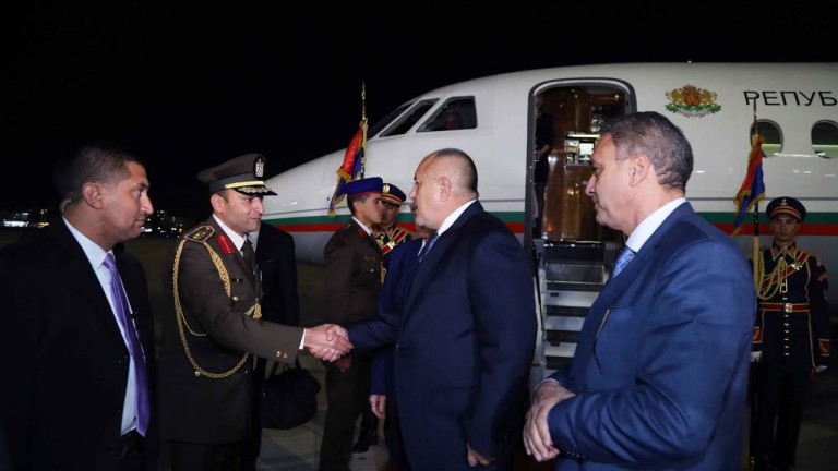 Премиерът Бойко Борисов пристигна в Египет, по покана на президента