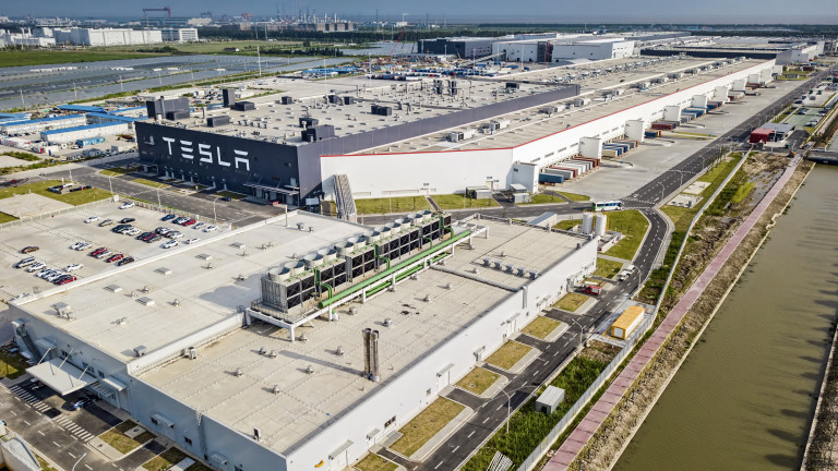 Гигазаводът на Tesla в Шанхай