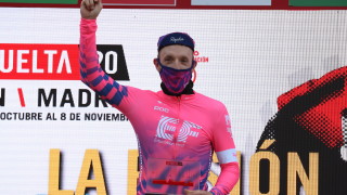 Канадецът Майкъл Уудс от тима на Едюкейшън Фърст Про Сайклинг