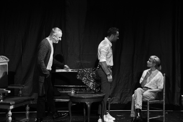 Деян Донков, Дарин Ангелов и Радина Кърджилова на подготовка на