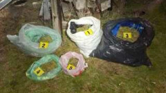 Иззеха 8 кг марихуана при спецакция в Бобов дол