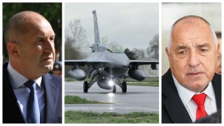 И днес новият български изтребител F 16 стана повод за напрежение