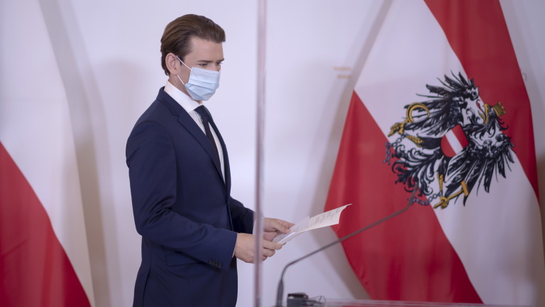 Австрия отговори на увеличаващите случаи на коронавирус с издаване на