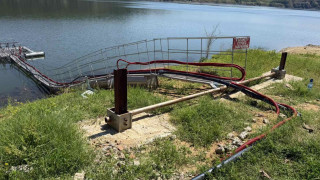 Проверяват незаконна водна станция край язовир Студен кладенец съобщиха от