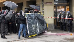 Насилие и ранени при неразрешен протест в подкрепа на Палестина в Берн