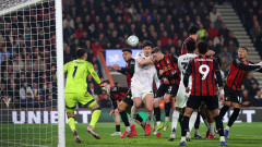 Борнемут не се даде на Манчестър Юнайтед в интригуващ двубой