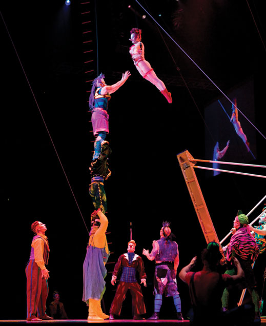 Руска люлка и спиращи дъха номера в Cirque Du Soleil