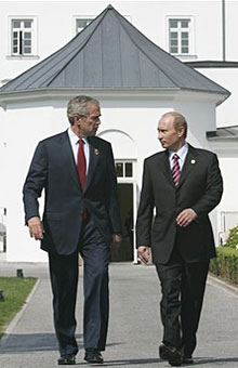 Путин отива при Буш за консултации по ПРО?