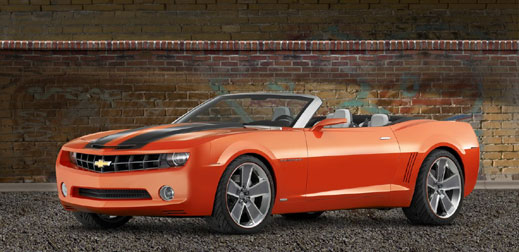 Кабриолетът Chevrolet Camaro идва през 2011 г. (галерия)