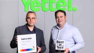 Мрежата на Yettel спечели пети пореден сертификат Best in Test