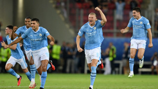 Манчестър Сити спечели Суперкупата на Европа Гражданите триумфираха срещу Севиля след