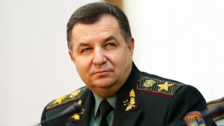Министърът на отбраната на Украйна и шефът на украинската служба за