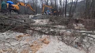 Новият мост над река Мелнишка беше изградено за рекордните 10