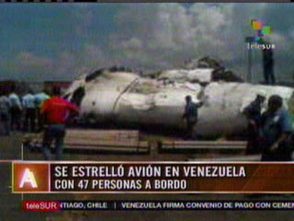 15 загинали при самолетната катастрофа във Венецуела