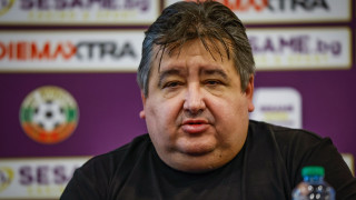 Президентът на Българската професионална футболна лига Атанас Караиванов говори след
