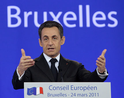 Саркози води на местния вот във Франция