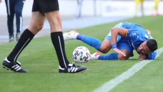 Халфът на Левски Георги Миланов получи контузия на днешната