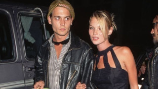 Джони Деп и Кейт Мос са двойка в периода между