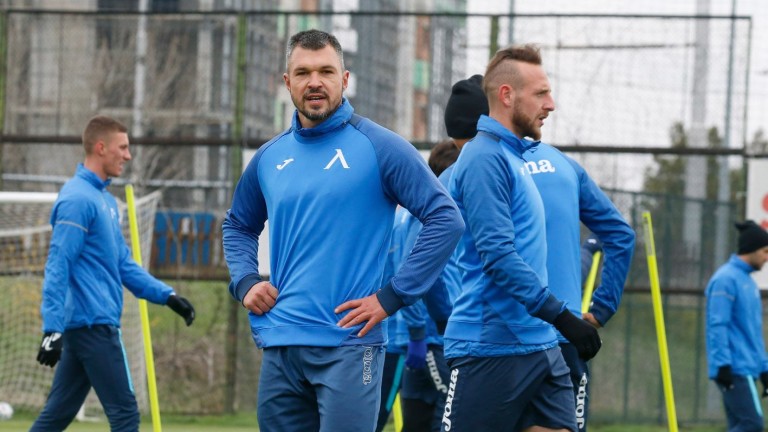 Последна тренировка в Левски преди мача в Пловдив