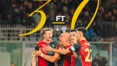 Дженоа се отдалечи от дъното след убедителен успех над Каляри