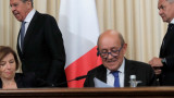 Френският външен министър иска Западът и Франция да говорят с Путин за Сирия