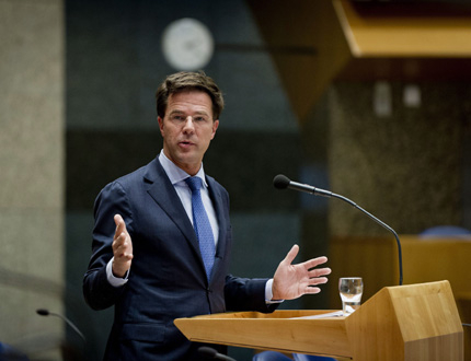 Рюте иска холандска коалиция с опонентите от Партията на Труда