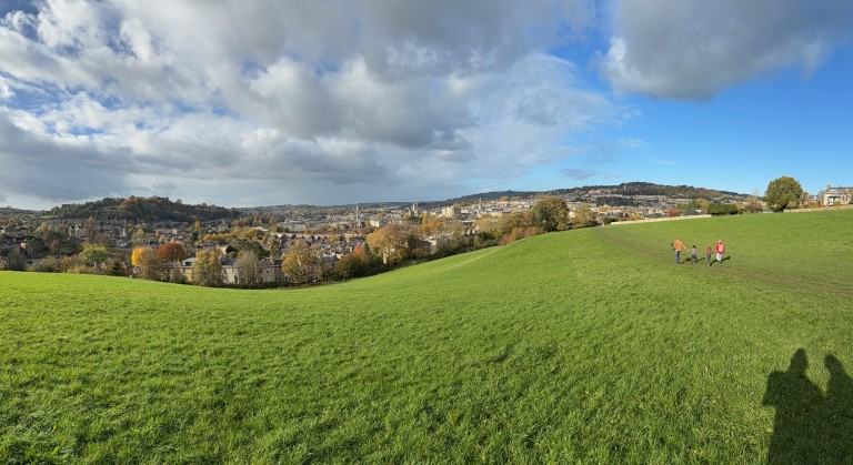 Гледката от Bath Skyline Walk