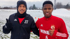 Сняг посрещна Гарсес и Морено за първа тренировка в Панчарево