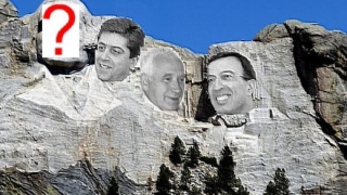Дялкат ликовете на президентите ни на скали край Симитли