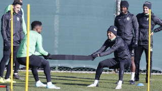 Тимът на Лудогорец тренира за последно на Националния стадион Васил