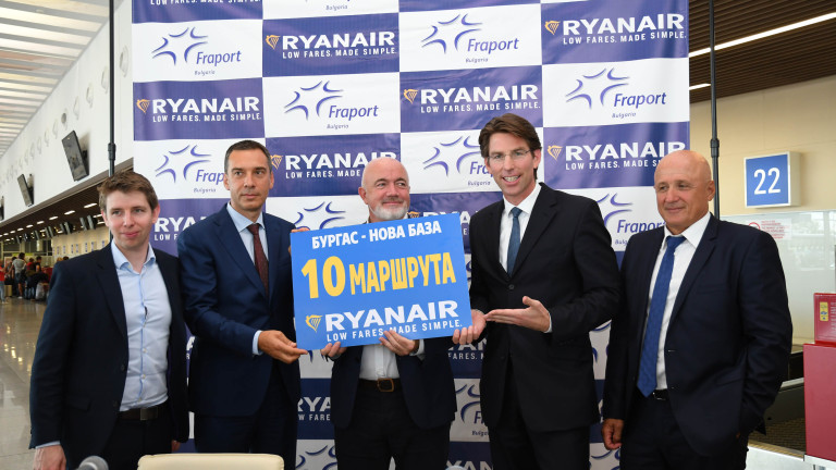 Летище Бургас привлече нова авиокомпания, 10 дестинации и 200 работни места
