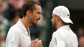 Българският тенисист Григор Димитров ще се изправи срещу руснака Даниил