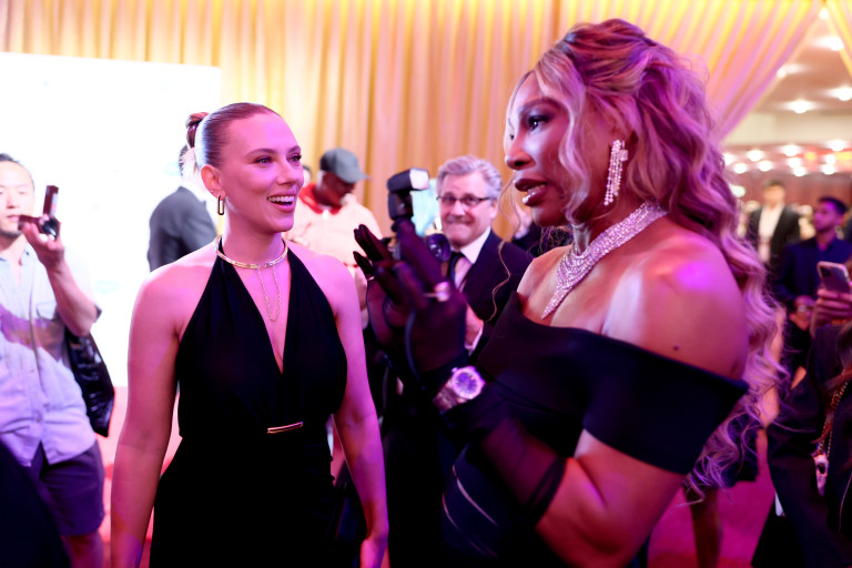 Серина Уилямс и Скарлет Йохансон