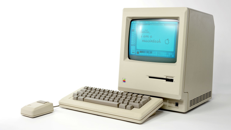Култовият Macintosh 128k е пряк прароднина на iMac - по дизайн и концепция