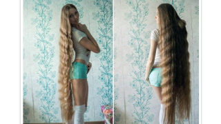 Виж как изглежда коса, неподстригвана от 13 години!