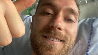 Датският национал Кристиан Ериксен благодари на всички за подкрепата Здравейте