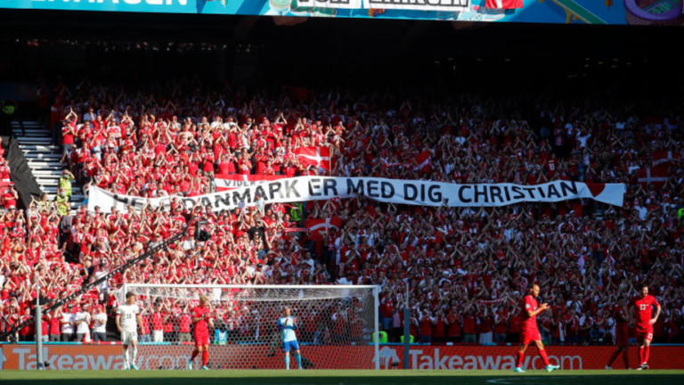 Англия със страхотен жест към Кристиан Ериксен преди срещата с Дания