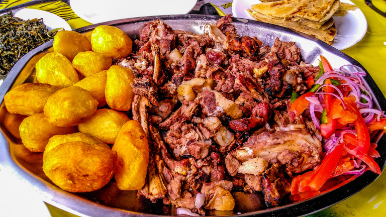 Качумбари с nyama choma