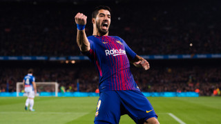 Нападателят на Барселона Луис Суарес вкара пореден гол за отбора