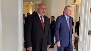 Лидерът на ГЕРБ Бойко Борисов се е срещнал с турския