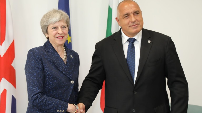 Премиерът Бойко Борисов се срещна с министър-председателя на Великобритания Тереза