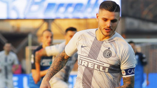 Звездата на Интер Мауро Икарди за първи път си позволи