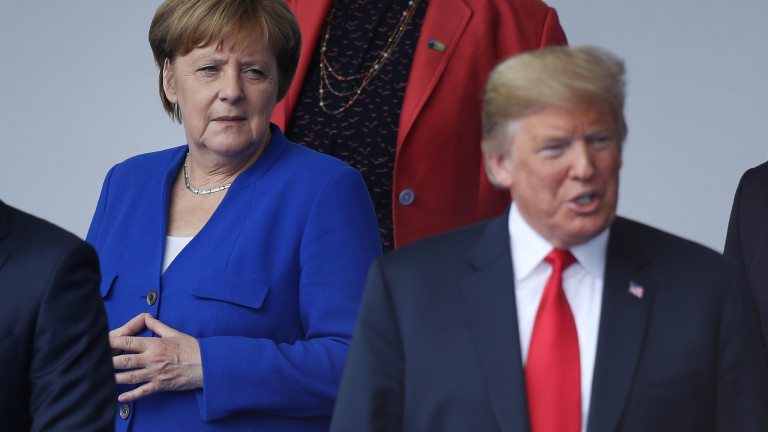 Тръмп рязко промени тона на среща с Меркел