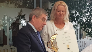 Стефка Костадинова бе удостоена с Трофея на президента на Международния