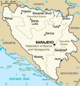 В Босна арестуваха мъжа, стрелял срещу посолството на САЩ