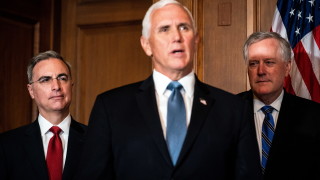 Говорителят на Майк Пенс съобщи че вицепрезидентът на САЩ е