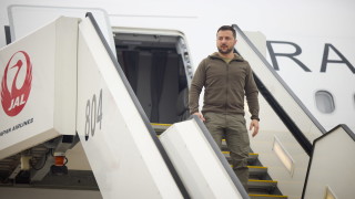 Президентът на Украйна Володимир Зеленски който е на обиколка в балтийските