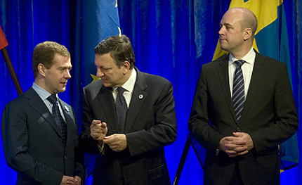 Паневропейско енергийно пространство си обещаха Медведев и Барозу
