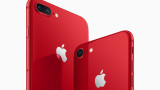Apple пусна червен iPhone 8