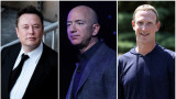 Илон Мъск, Джеф Безос, Марк Зукърбърг и как най-богатите мъже увеличиха двойно състоянието си